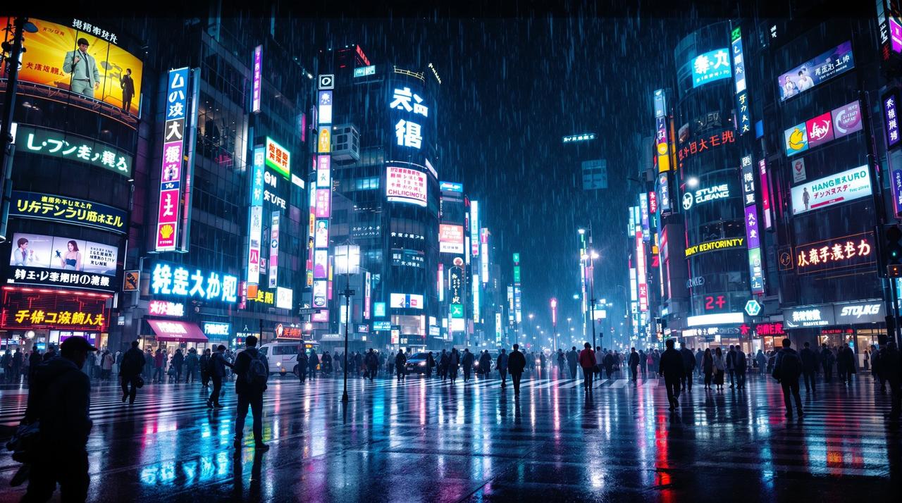 大宝影视4K：东京霓虹——赛博城市美学